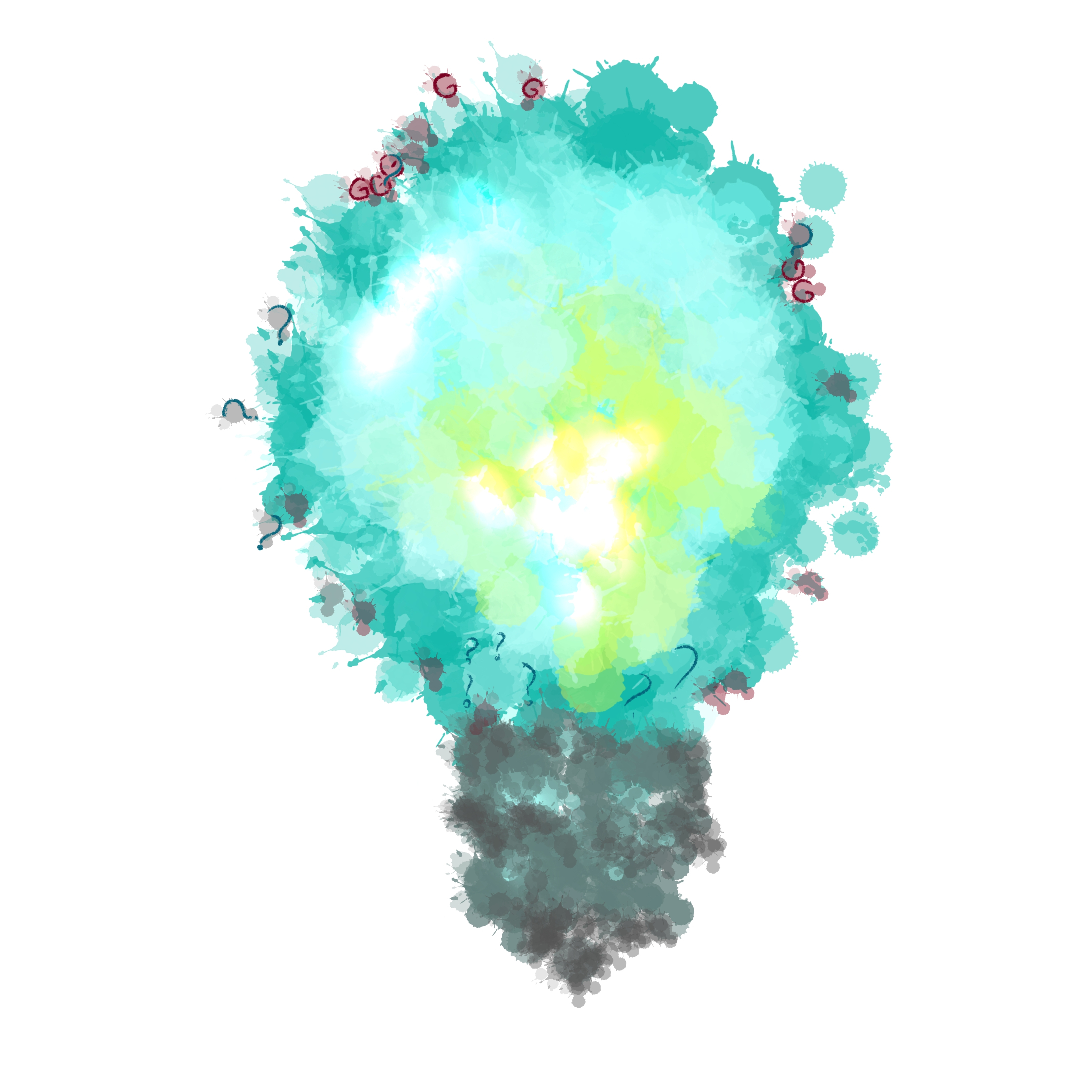 Idea concept sketch with a lightbulb